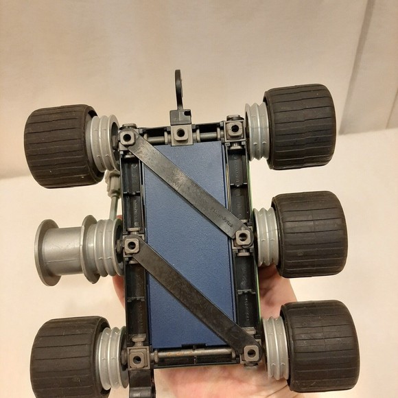 Vintage Fisher Price Vehicle Construction Army 6 Wheeled Plastic Car Toy READ - Picture 9 of 16